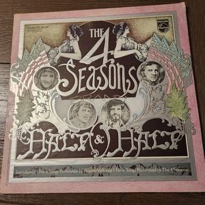 Vintage Frankie Valli & The 4 Seasons Half & Half Black Vinyl LP 1970